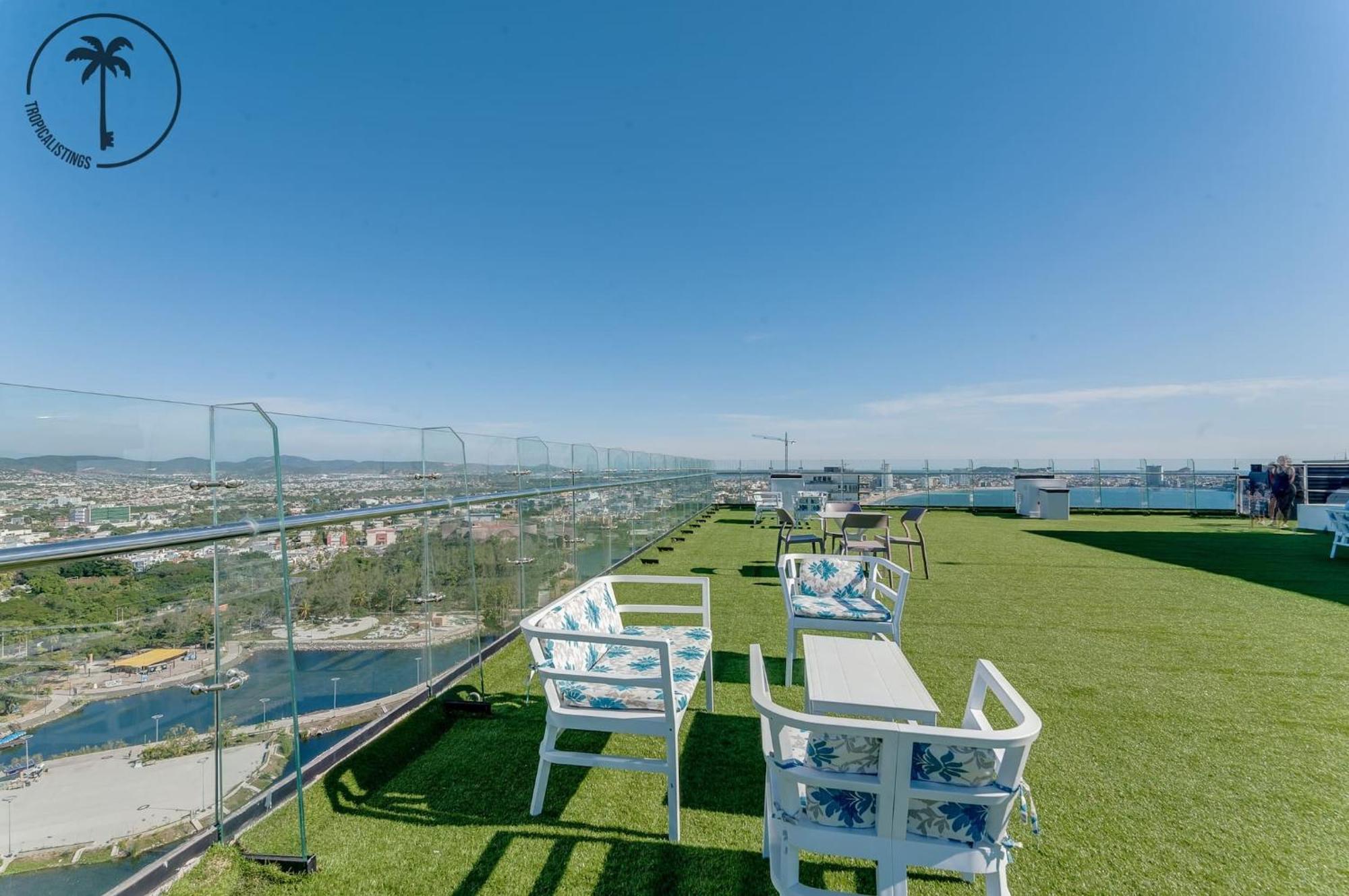 Terraza Con Vista Al Mar, Bbq Y Piscina Apartment Mazatlán Exterior foto